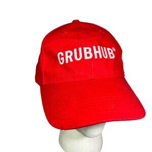 GRUBHUB Red Baseball Cap